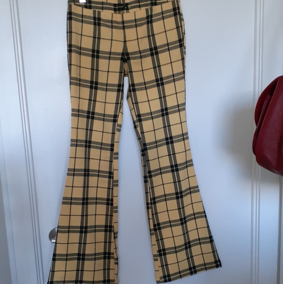 F21 Plaid Bell Bottom - Picture 3 of 7